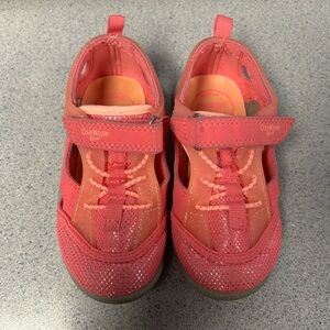 OshKosh B'gosh Coral Pink Glitter Active Sandals